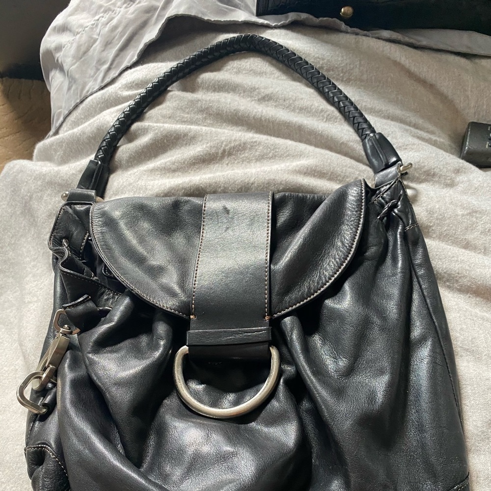 Leather handbag